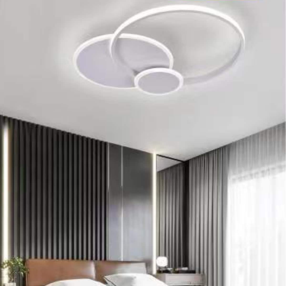 Lampadario da soffitto 6 quadrati 70W 5600lm - Luce calda, naturale o  fredda - 220V - Eurekaled